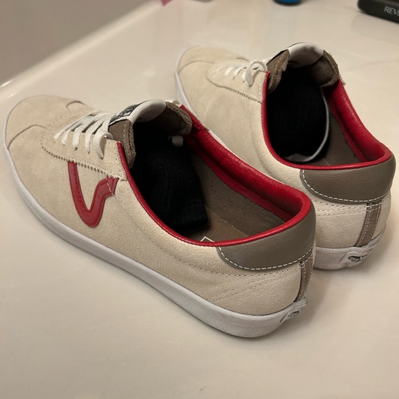 Vans Sport Low Beige and Red - Picture 2 of 3
